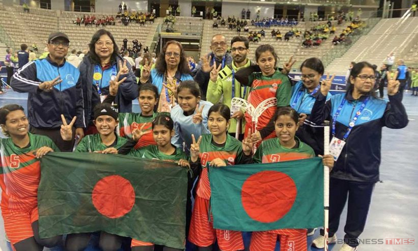 ইউক্রেনকে হারিয়ে ফ্লোরবলে সোনা জিতল বাংলাদেশ