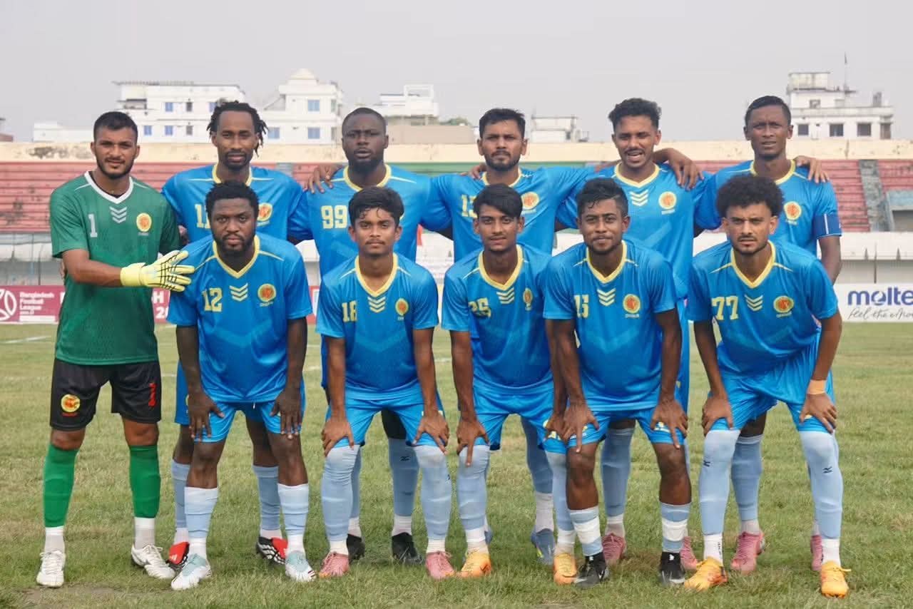 আবাহনীর গোলবন্যা, ওয়ান্ডারার্সকে ৫-১ গোলে হারাল
